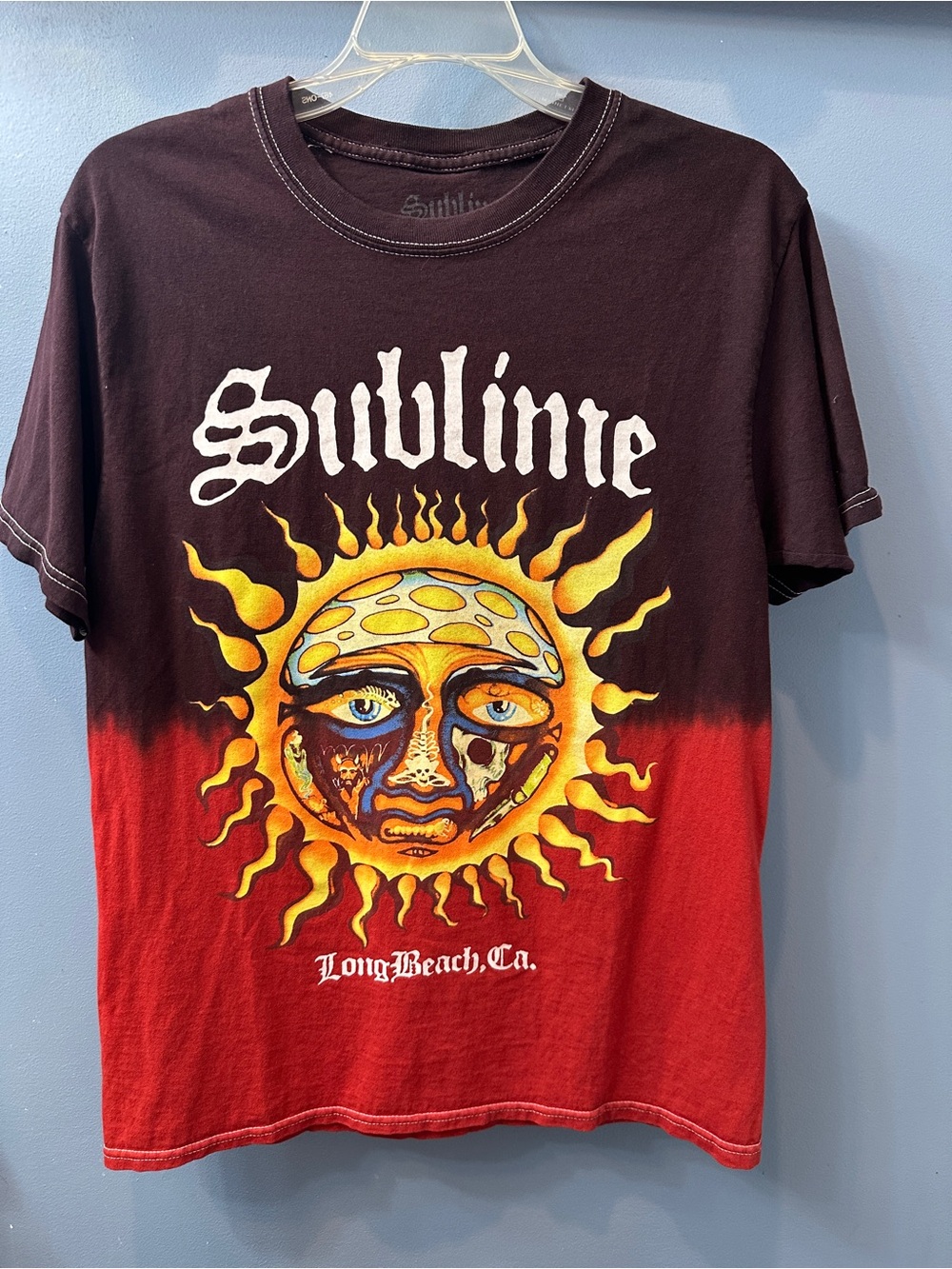 Sublime t-Shirt Long Beach CA Sun Graphic oversized small med fit NEW unisex